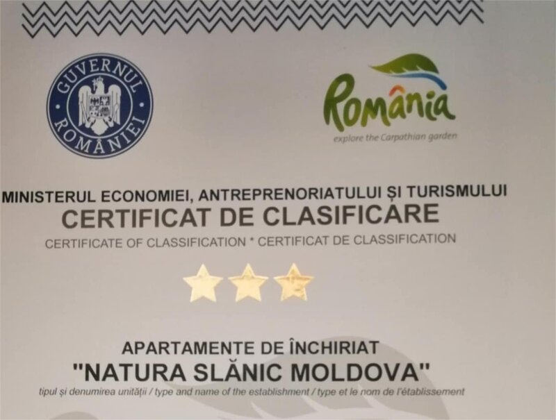 Slanic Moldova, apartament la munte complet mobilat